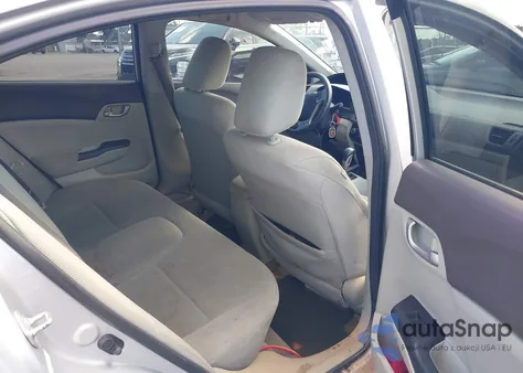 2012 Honda Civic Lx z USA, uszkodzony, nr VIN 2HGFB2F53CH590926